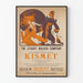 Vintagejuliste Kismet - Itämainen seinäkoristelu