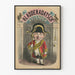 Vintage Juliste Kladderadatsch Kalenteri 1858 seinäkoristukseen