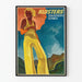 Vintage Juliste Klosters Sveitsi - Retroseinäsuunnittelu Graubünden