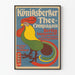 Vintage Königsbergerin tee-yhtiön juliste Berliinistä - värikäs seinäkoriste