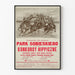 Vintage-ratsastuskilpailujen juliste Park Sobieskiego - Puolan ratsastuskoulun juliste