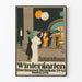 Vintage juliste Dortmundin Wintergarten-konserttitalosta seinäkoristeeksi