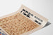 Vintage Matzo Pääsiäis-Kosher juliste sisäseinän koristeena