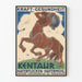 Vintage juliste Kentaur Terveys ja Voima - Vintageseinäkoriste