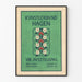 Vintage Juliste Kunstlerbund Hagen seinäkoristukseen