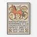Taiteellinen vintagejuliste näyttelyyn Kunstnerforbundet
