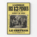 Vintagejuliste L'Auberge des 13 pendus Henry de Kockilta