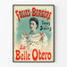 Vintage Juliste Folies-Bergère La Belle Otero