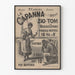 Vintage Juliste La Capanna dello Zio Tom - Italialainen seinäkoriste