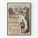 Vintage juliste uudelleenrakennus Quartier Henri IV Petit Châtelet Pariisi 16. vuosisata