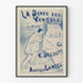 Vintage juliste La Danse des Ventres en bleu