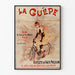 Vintage Juliste La Guêpe - Seinäsisustus Vanha Polkupyörä