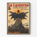 Vintage Juliste La Lanterne Journal Républicain Anti-klerikaalinen
