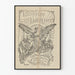 Vintage Boston Theatre 1854 juliste seinäkoriste