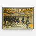 Vintagejuliste La Marque Georges Richard - Retroseinäkoriste Pariisi — kehystetty taideteos seinällä