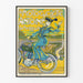 Vintage Juliste La Motocyclette Antoine