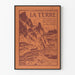 Vintagejuliste Maapallo - Kuvankaunis geologia Auguste Robinilta