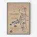 Vintage Juliste Salomén tragedia - Kansallisoopperan teatteri 1919