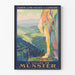 Vintage juliste La Vallée de Munster - Alsacen ja Lorrainen rautatiet