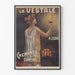 Vintage Juliste La Vestale jatkuvapalava takka Viville Paris