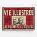 Vintagejuliste La Vie Illustrée - Turkkilaiset julmuudet Makedoniassa — kehystetty taideteos seinällä