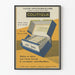Vintage rokotusjuliste kolibakteerisen koliitin ehkäisyyn