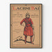 Vintagejuliste Lachmi Bai - Intian Joan of Arc Michael White'n teoksesta