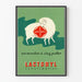 Vintagejuliste Lactobyl seinäkoriste lammas