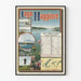 Vintage Juliste Lake Maggiore 1889 – Aikataulut ja maisemat