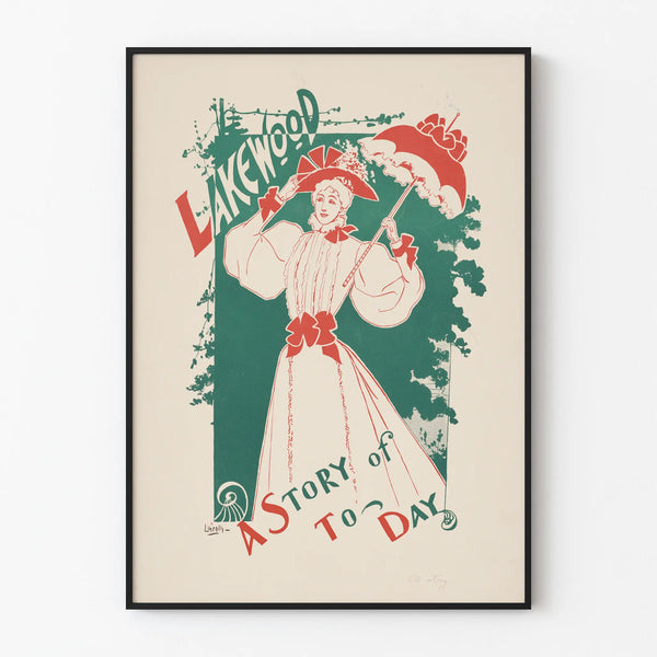 Vintagejuliste Lakewood A Story of To-Day