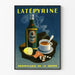 Vintage juliste La Tépyrine influenssan ehkäisyyn