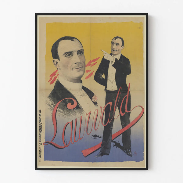 Vintage juliste Lauvald-tyylisestä art déco -tyylistä