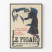 Vintage Juliste Le Figaro Pariisin sanomalehti