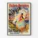 Vintage Juliste Le Miroir - Seinäsisustus Folies-Bergère