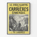 Vintagejuliste Le Siècle Illustré, Carrières d'Amérique by Th. Labourieu