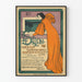 Koristejuliste vintage-näyttelystä Le Sillon 1896