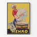 Vintage Henko pesuainejuliste