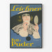 Vintage Juliste Leichners Fett & Puder - Retroseinän koriste