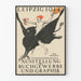 Vintage Leipzig 1914 - Graafisen taiteen ja kirjan kansainvälinen näyttelyjuliste