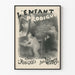 Vintagejuliste L'Enfant Prodigue - Michel Carré Filsin 3 näytöksen pantomiimi