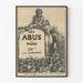 Vintagejuliste Les Abus de Paris seinäkoriste