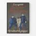 Vintagejuliste Les agents Balsamol & Rhinaquintine – Retroseinän koristelu