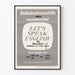 Vintage juliste seinäkoriste Let’s Speak English etäopetus