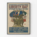 Vintage Liberty Day 1918 - Patriotinen seinäkoristejuliste