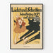 Vintage Juliste Valo ja varjo - Retroseinäkkeen sisustus