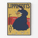 Vintage Juliste Lippincott's Helmikuu - Retroseinustakalusteiden seinäkoriste
