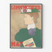 Vintage Juliste Lippincott's Toukokuu - Retroseinustarakenne