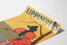 Vintagejuliste Lippincott's marraskuu elegantissa punaisessa takissa