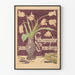 Vintagejuliste Lithografia Zum Gemsberg tulppapaketin kanssa