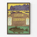 Vintage Lofotin Lebertran - Merellinen ja kalastukseen liittyvä seinäkoriste Juliste